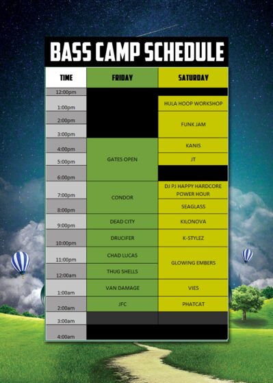 DJ Schedule